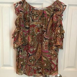 Open shoulder blouse